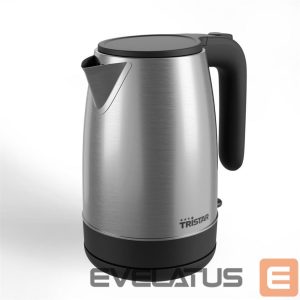 Чайник Tristar  Kettle | WK-1348 | Electric | 2200 W | 1.7 L | Stainless steel | 360° rotational base | Stainless Steel/Black 