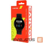 Умные часы Canyon  CANYON Lollypop SW-63, Smart watch, 1.3inches IPS full touch screen, Round watch, IP68 waterproof, multi-sport mode, BT5.0, compatibility with iOS and android, black, Host: 25.2*42.5*10.7mm, Strap: 20*250mm, 45g 