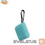 Чехол на заднюю панель TakeMe Apple Ultra-thin Lined Soft Silicone protective case for AirPods Mint