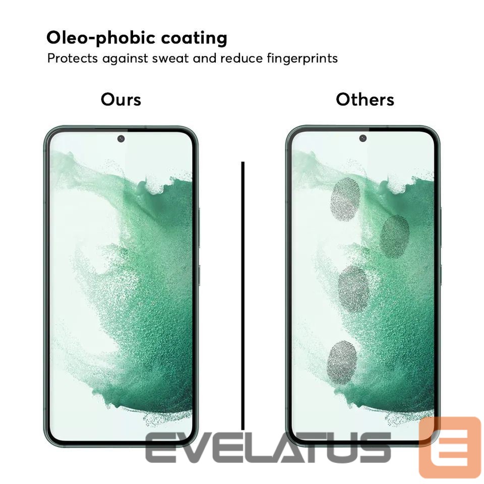 Защитное стекло Evelatus Samsung Galaxy S22 2.5D Full Cover Japan Glue Glass Anti-Static