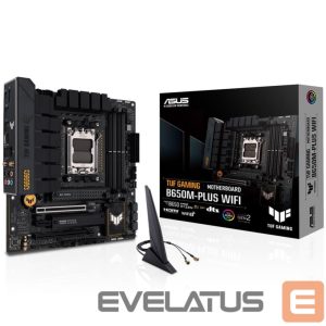 Материнская плата для процессоров AMD Asus  Mainboard||AMD B650|SAM5|MicroATX|Memory DDR5|Memory slots 4|1xPCI-Express 4.0 1x|1xPCI-Express 4.0 16x|2xM.2|1xHDMI|1xDisplayPort|4xUSB 2.0|3xUSB 3.2|1xUSB-C|1xRJ45|5xAudio port|TUFGAMB650M-PLUSWIFI 