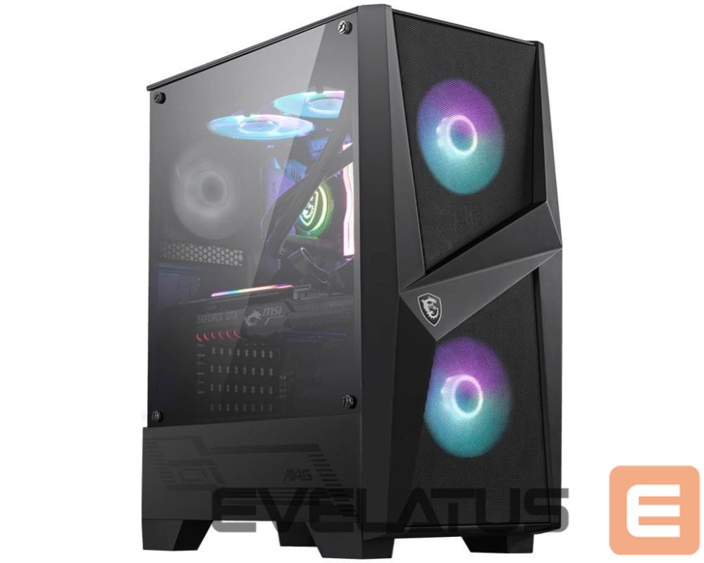 Корпус для компьютера MSI Case||MAG Forge 100R|MidiTower|Not included|ATX|MicroATX|MiniITX|Colour Black|MAGFORGE100R
