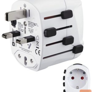 Переходник Hama  World Travel Pro White