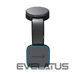 Авто зарядка Evelatus  MagSafe Qi wireless charging magnetic bendable 360 Swivel suction cup mount (for Car dashboard/Car windscreen) Black