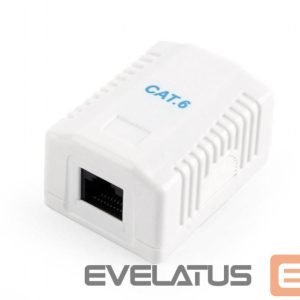 Коммутатор Gembird  CABLE ACC MOUNT BOX CAT6 UPT/NCAC-1U6-01 