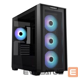 Корпус для компьютера Asus  Case||A21 PLUS|MidiTower|Case product features Transparent panel|Not included|MicroATX|MiniITX|Colour Black|A21PLUSTGARGBBLACK 