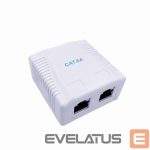 Коммутатор Gembird  CABLE ACC MOUNT BOX CAT6A FTP/2P NCAC-2F6A-01 