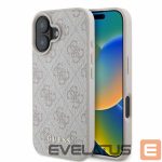 Чехол на заднюю панель Guess  Guess 4G Classic iPhone 16 Case - Pink 