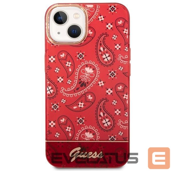 Чехол на заднюю панель Guess Guess GUHCP14SHGBNHR iPhone 14 6.1" red/red hardcase Bandana Paisley