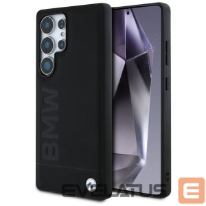 Другие товары BMW  BMW Leather Big Wordmark Case for Samsung Galaxy S25 Ultra - Black 