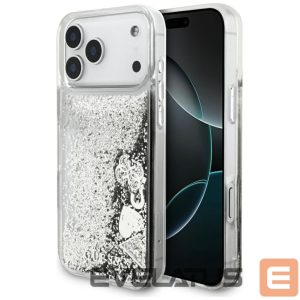Другие товары Guess  Guess Liq case. Glitter Charms for iPhone 17 Pro Max - silver 