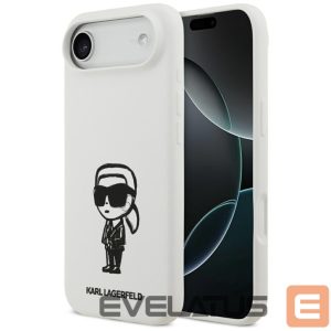 Другие товары Karl Lagerfeld  Karl Lagerfeld Silicone Karl Sketch & Logo MagSafe Case for iPhone 17 Air - White 