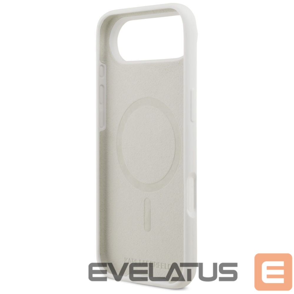 Другие товары Karl Lagerfeld Karl Lagerfeld Silicone Karl Sketch & Logo MagSafe Case for iPhone 17 Air - White