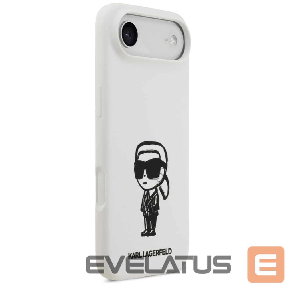 Другие товары Karl Lagerfeld Karl Lagerfeld Silicone Karl Sketch & Logo MagSafe Case for iPhone 17 Air - White