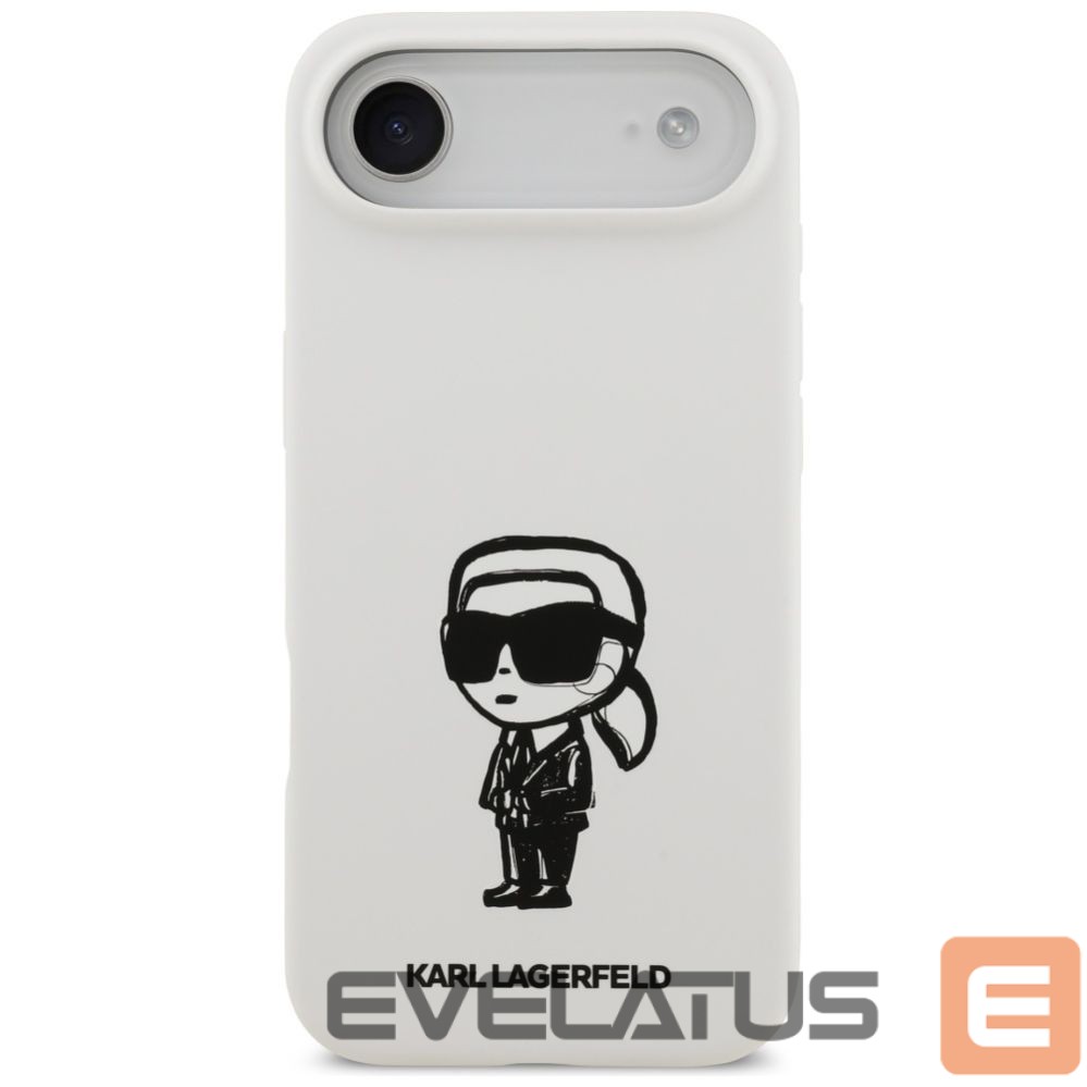Другие товары Karl Lagerfeld Karl Lagerfeld Silicone Karl Sketch & Logo MagSafe Case for iPhone 17 Air - White