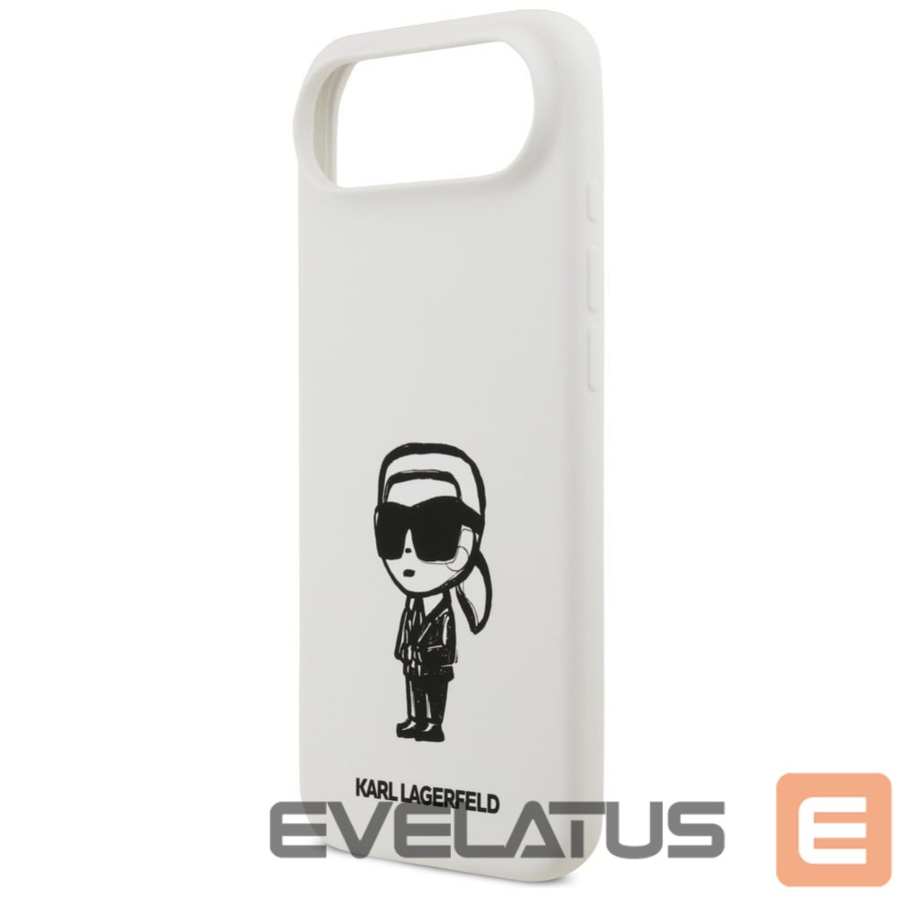 Другие товары Karl Lagerfeld Karl Lagerfeld Silicone Karl Sketch & Logo MagSafe Case for iPhone 17 Air - White