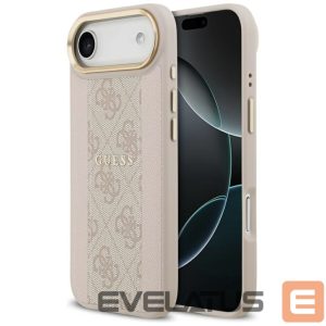 Другие товары Guess  Guess 4G Stripe MagSafe Case for iPhone Air - Pink 