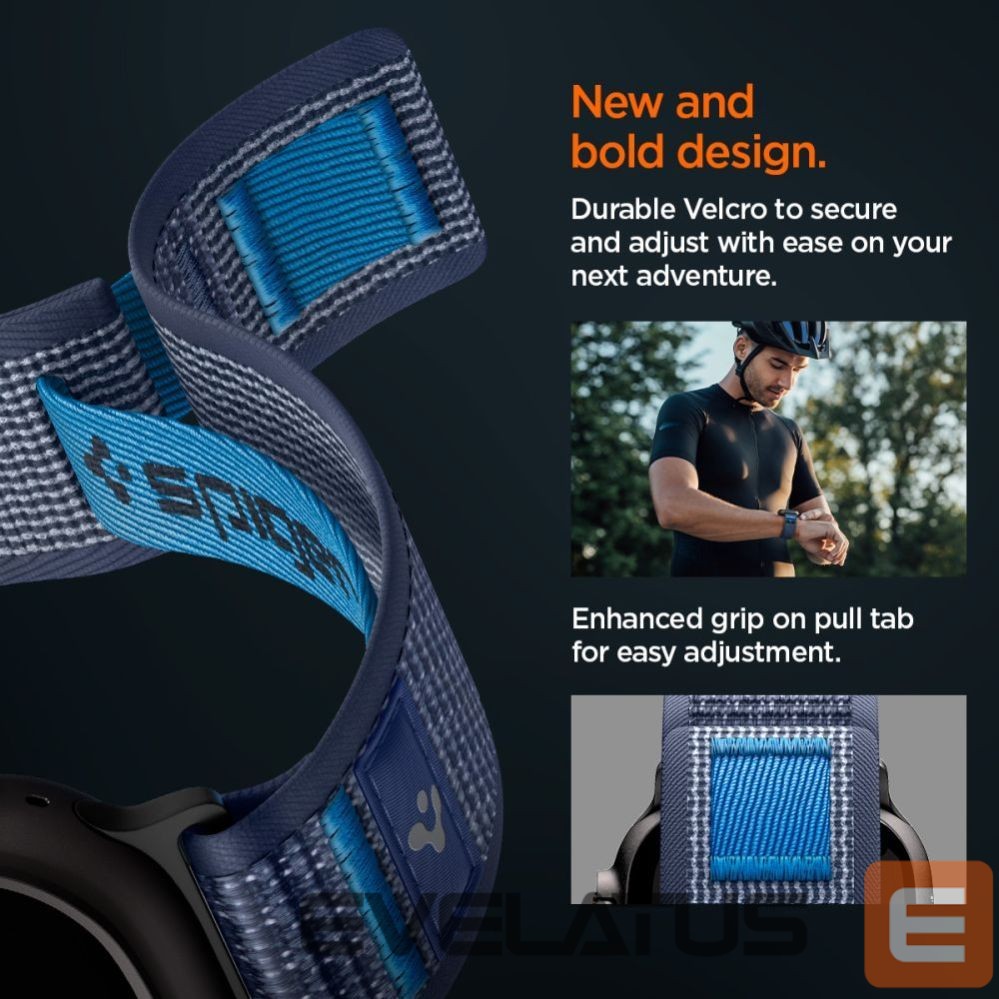 Другие товары Spigen Spigen Athlex Air 2 Strap for Apple Watch (44 / 45 / 46 / 49 mm) - Navy Blue