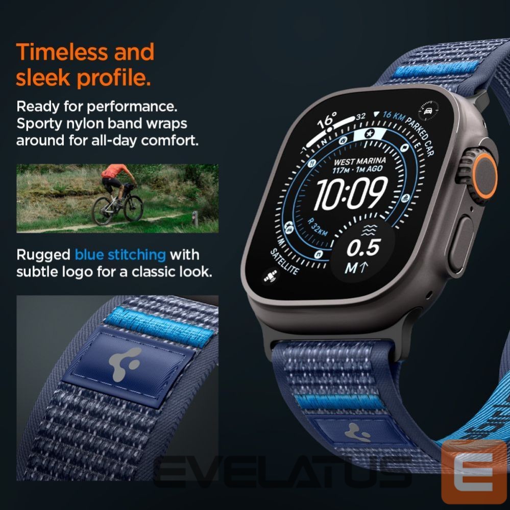 Другие товары Spigen Spigen Athlex Air 2 Strap for Apple Watch (44 / 45 / 46 / 49 mm) - Navy Blue