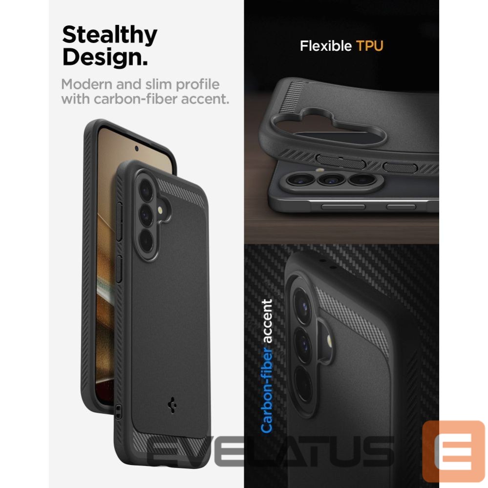 Другие товары Spigen Spigen Rugged Armor Case for Samsung Galaxy A37 5G - Black