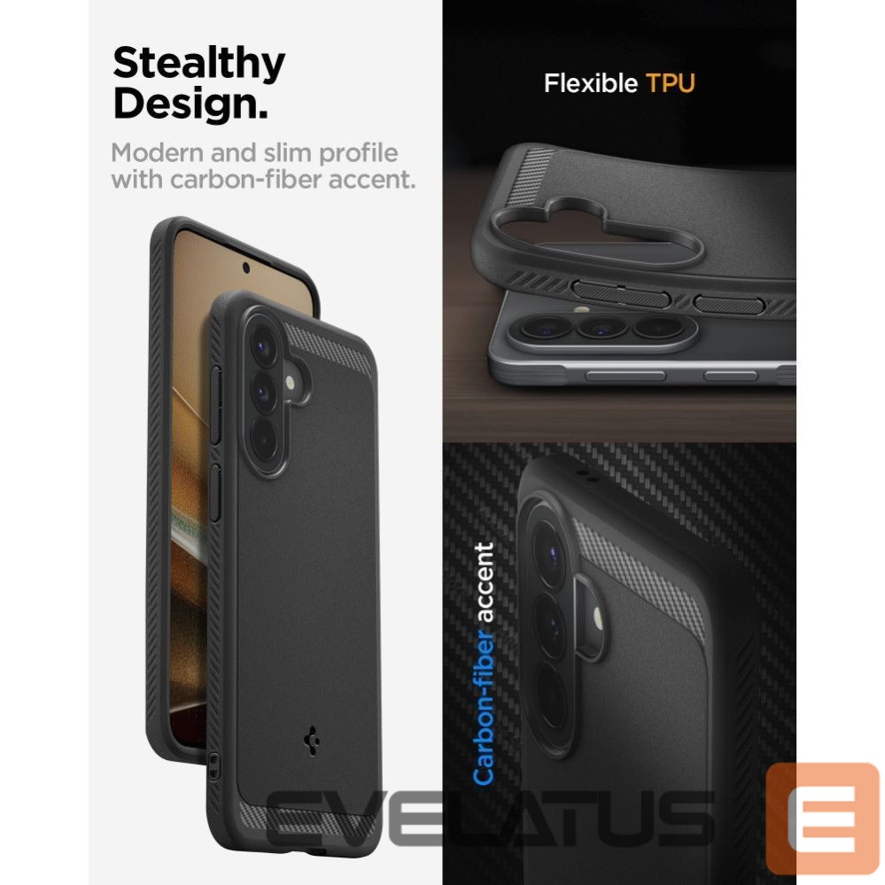 Другие товары Spigen Spigen Rugged Armor Case for Samsung Galaxy A57 5G - Black