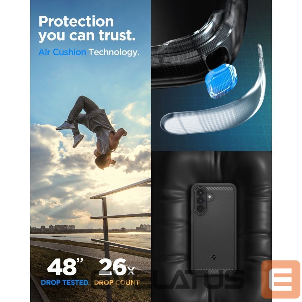 Другие товары Spigen Spigen Rugged Armor Case for Samsung Galaxy A57 5G - Black
