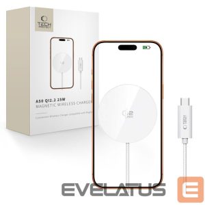 Другие товары Tech-Protect  Tech-Protect A50 MagSafe 25W QI2.2 Wireless Charger - White 