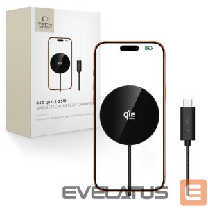 Другие товары Tech-Protect  Tech-Protect A50 MagSafe 25W QI2.2 Wireless Charger - Black 