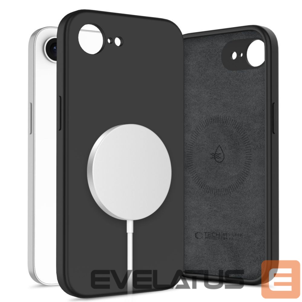Другие товары Tech-Protect Tech-Protect Silicone MagSafe Case for iPhone 16e / 17e - Black