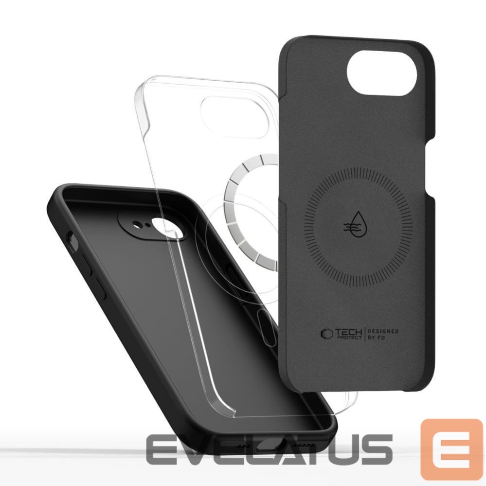 Другие товары Tech-Protect Tech-Protect Silicone MagSafe Case for iPhone 16e / 17e - Black