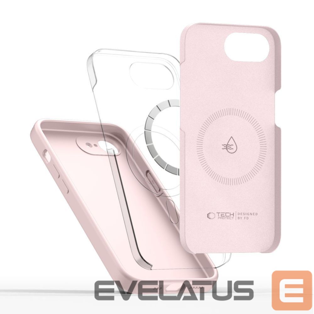 Другие товары Tech-Protect Tech-Protect Silicone MagSafe Case for iPhone 16e / 17e - Pink