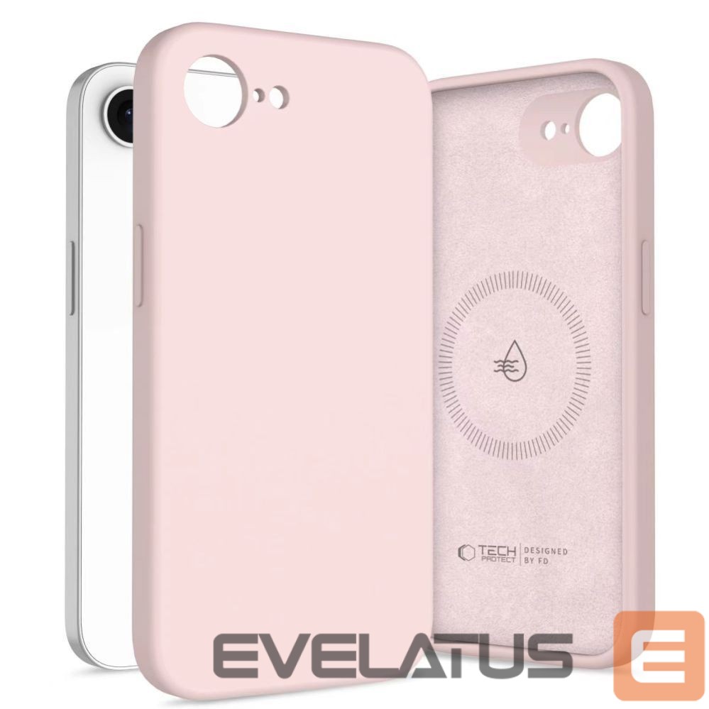 Другие товары Tech-Protect Tech-Protect Silicone MagSafe Case for iPhone 16e / 17e - Pink