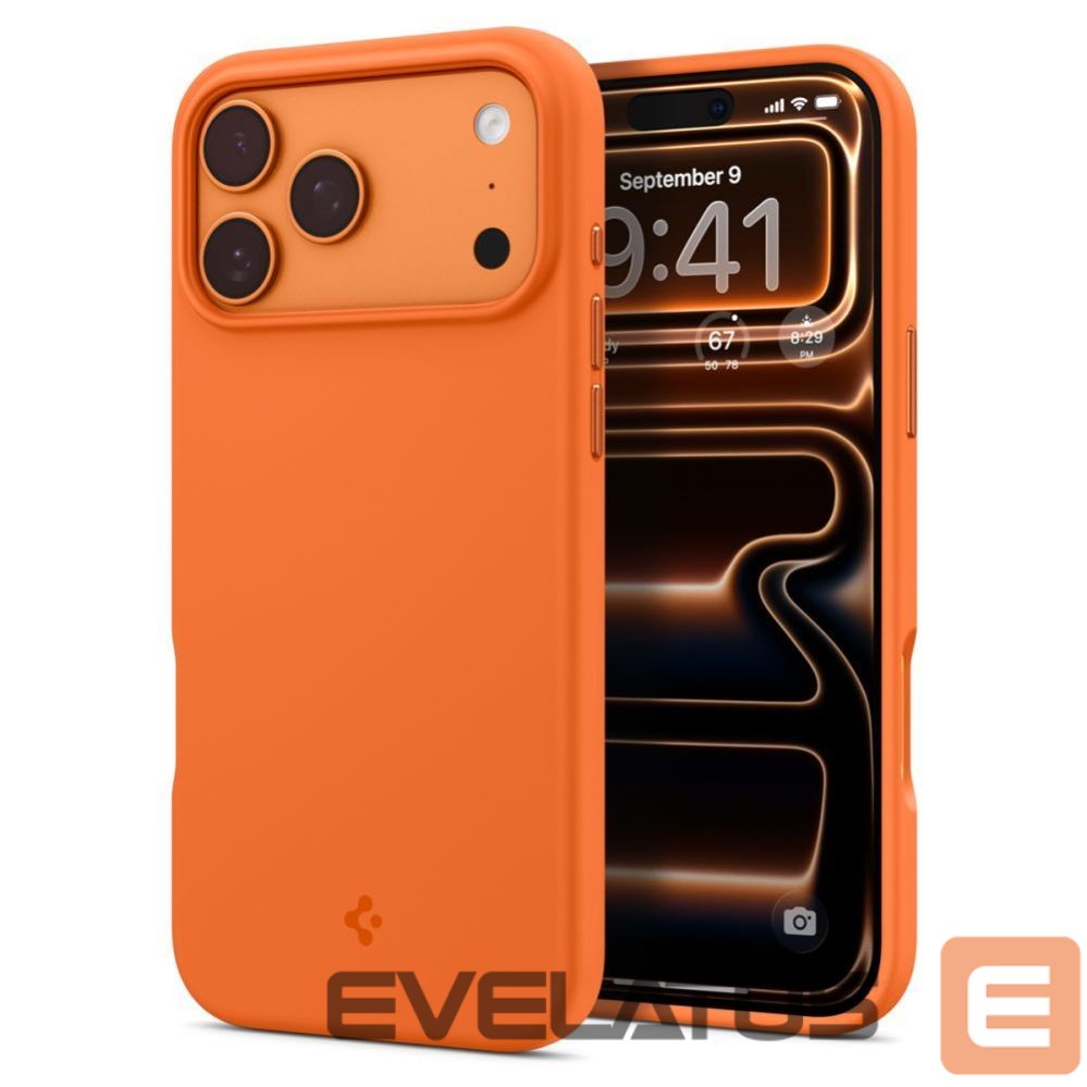Другие товары Spigen Spigen Silicone Fit Mag Case for iPhone 17 Pro - Orange