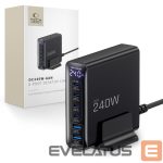 Другие товары Tech-Protect  Tech-Protect DC240W-GaN Charging Station 6 Ports 4 x USB-C 2 x USB-A 240W QC3.0 - Black 