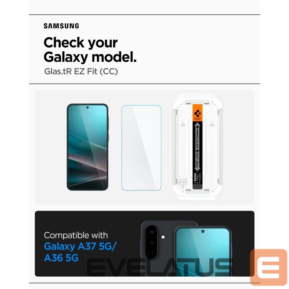 Другие товары Spigen Spigen Glas.tR EZ Fit Tempered Glass for Samsung Galaxy A36 / A37 5G