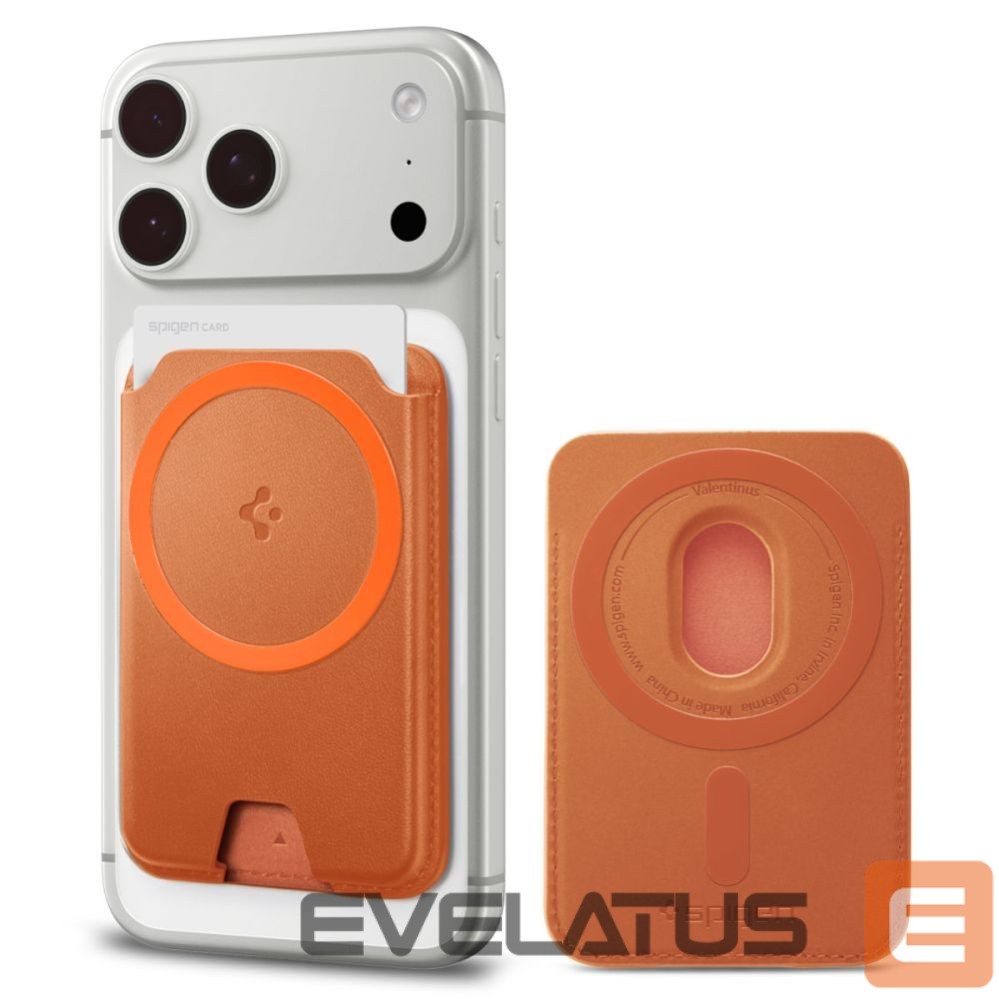 Другие товары Spigen Spigen Valentinus MagFit+ MagSafe Magnetic Phone Wallet - Orange