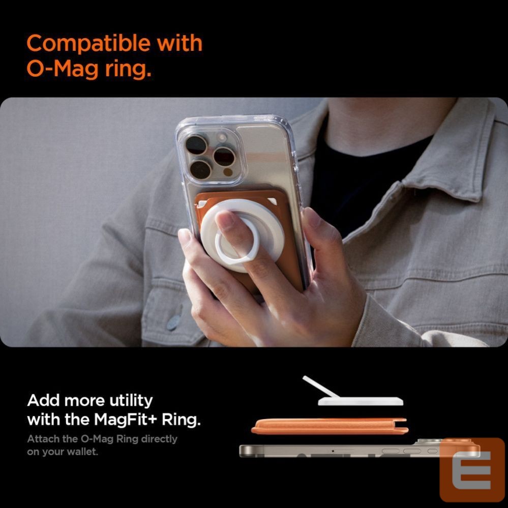 Другие товары Spigen Spigen Valentinus MagFit+ MagSafe Magnetic Phone Wallet - Orange