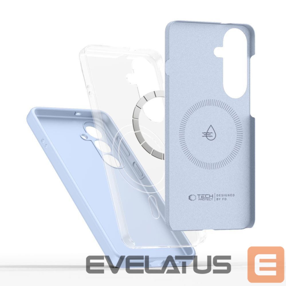 Другие товары Tech-Protect Tech-Protect Silicone MagSafe Case for Samsung Galaxy S26 - Blue