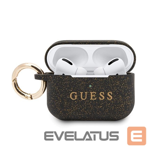 Другие товары Guess Guess Ring Silicone Case for AirPods Pro Cover - Black and Gold