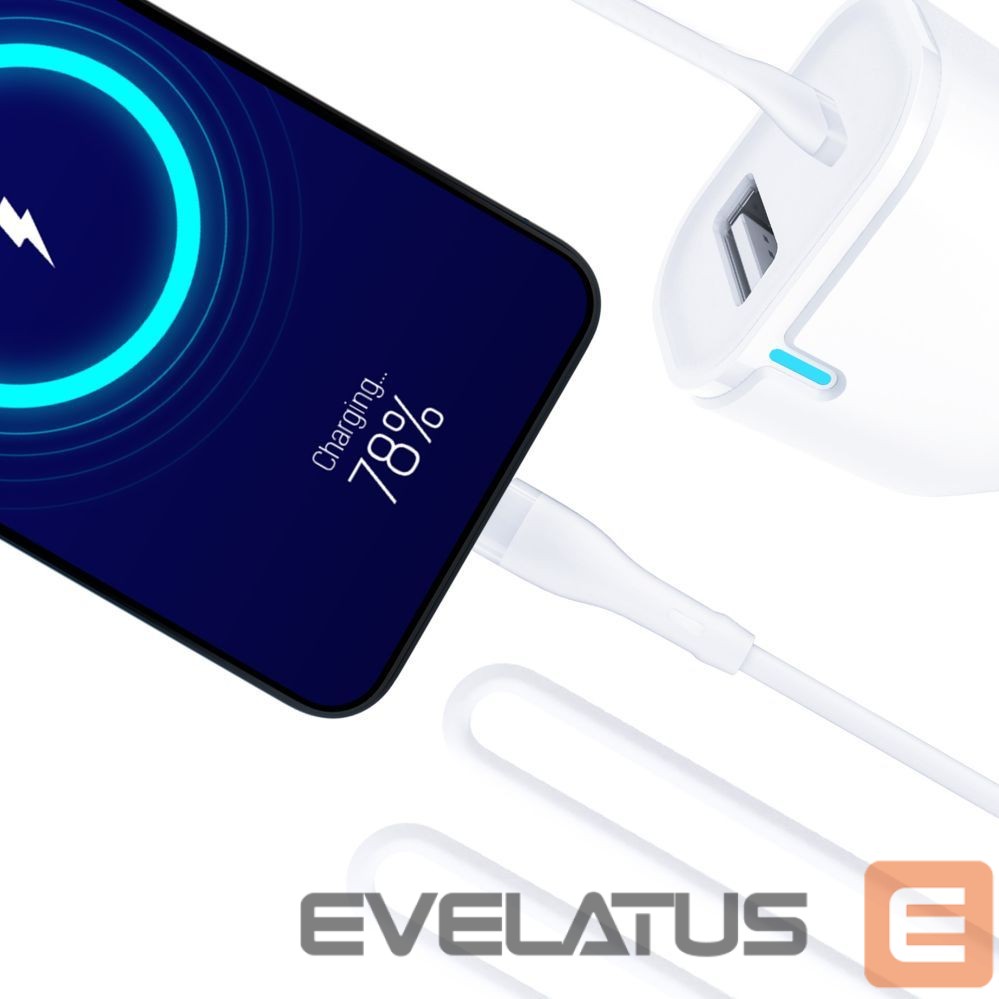 Другие товары 3MK 3mk Car Charger 20W PD3.0 QC 3.0 USB 1A1C - White