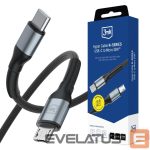 Другие товары 3MK  3mk Hyper Cable N-SERIES USB-C / MicroUSB 1m QC 3.0 5V/2A 10W - black 
