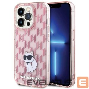 Другие товары Karl Lagerfeld  Karl Lagerfeld Monogram Choupette iPhone 15 Pro Case - Pink 