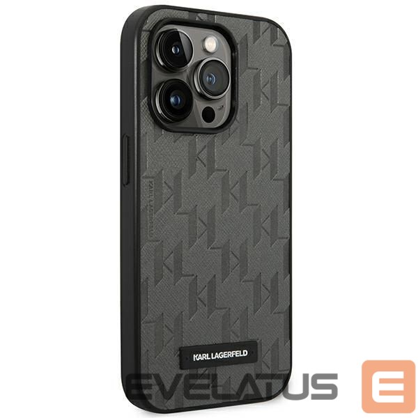 Другие товары Karl Lagerfeld Karl Lagerfeld Saffiano Mono Metal Logo iPhone 14 Pro Max 6.7" Case - Gray