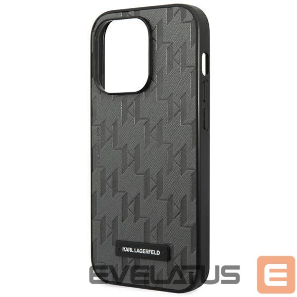 Другие товары Karl Lagerfeld Karl Lagerfeld Saffiano Mono Metal Logo iPhone 14 Pro Max 6.7" Case - Gray