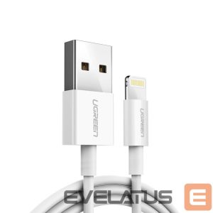 Кабель Ugreen  Ugreen US155 20728 USB-A / Lightning MFi 2.4A cable 1m - white 