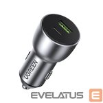 Адаптер Ugreen  Ugreen Car Charger USB / USB Type C Quick Charge 3.0 Power Delivery 36W 3A Gray (CD213 60980) 