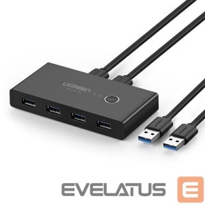 Адаптер Ugreen  Ugreen switch box HUB switch 4x USB 3.2 Gen 1 USB splitter for two computers black (US216 30768) 