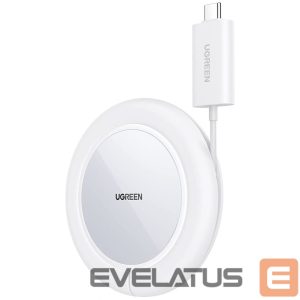 Адаптер Ugreen  Ugreen CD245 40123 wireless Qi / MagSafe charger 15W with USB-C cable - white 