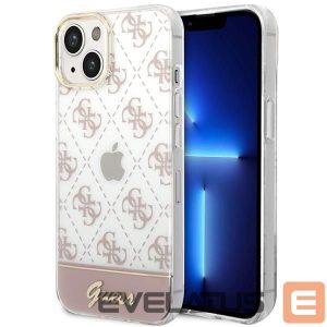 Чехол на заднюю панель Guess  Guess GUHCP14MHG4MHP iPhone 14 Plus 6.7 "pink / pink hardcase 4G Pattern Script 