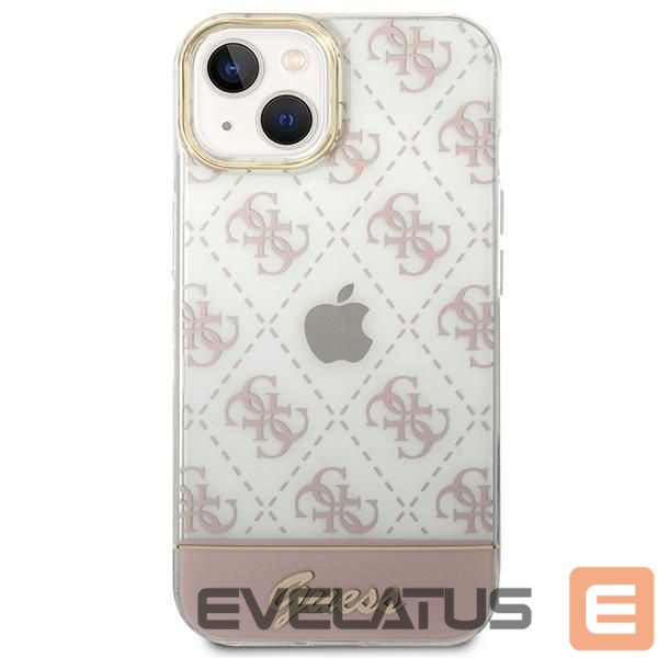 Чехол на заднюю панель Guess Guess GUHCP14MHG4MHP iPhone 14 Plus 6.7 "pink / pink hardcase 4G Pattern Script